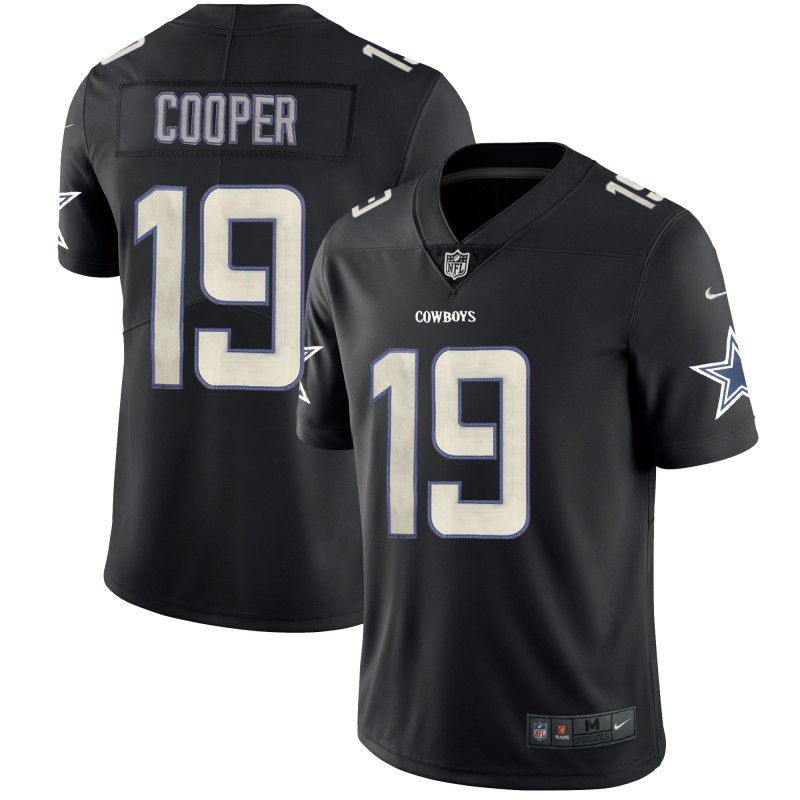 Men Dallas cowboys #19 Cooper Nike Fashion Impact Black Color Rush Limited NFL Jerseys->dallas cowboys->NFL Jersey